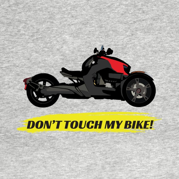 Can-Am Ryker Red - Don't Touch My Bike by WiredDesigns